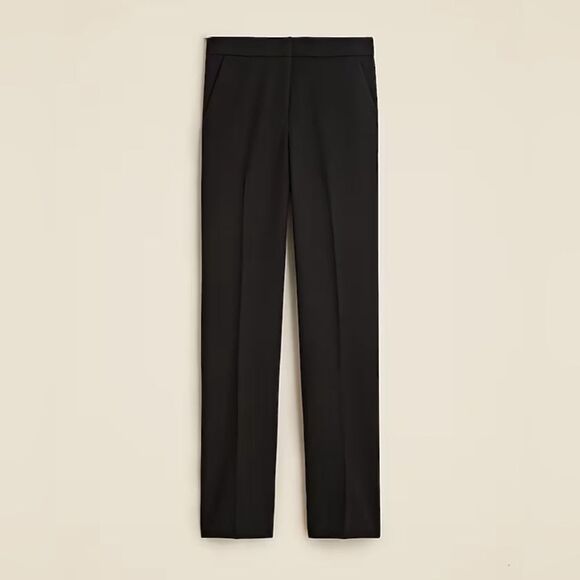 NWT J CREW Petite Kate straight-leg pant in four-season stretch in black - Picture 6 of 8